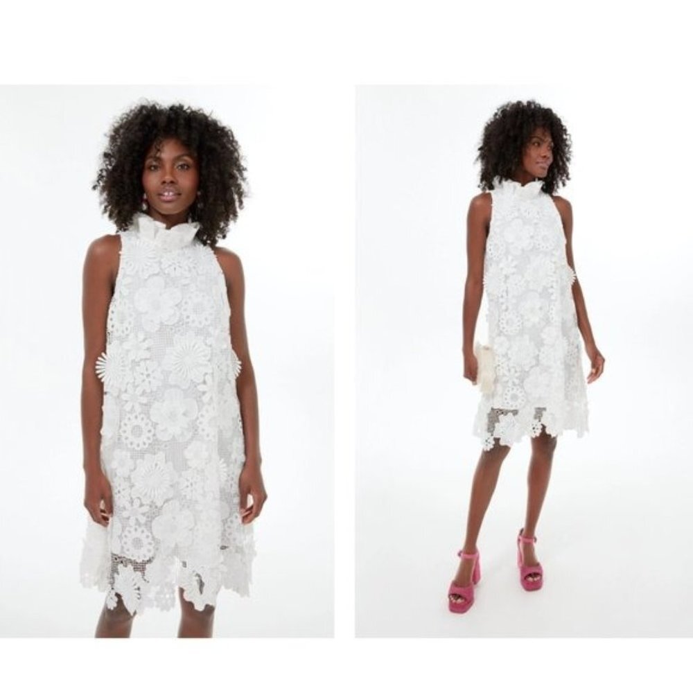 Tuckernuck White Floral Lace Mini Dress